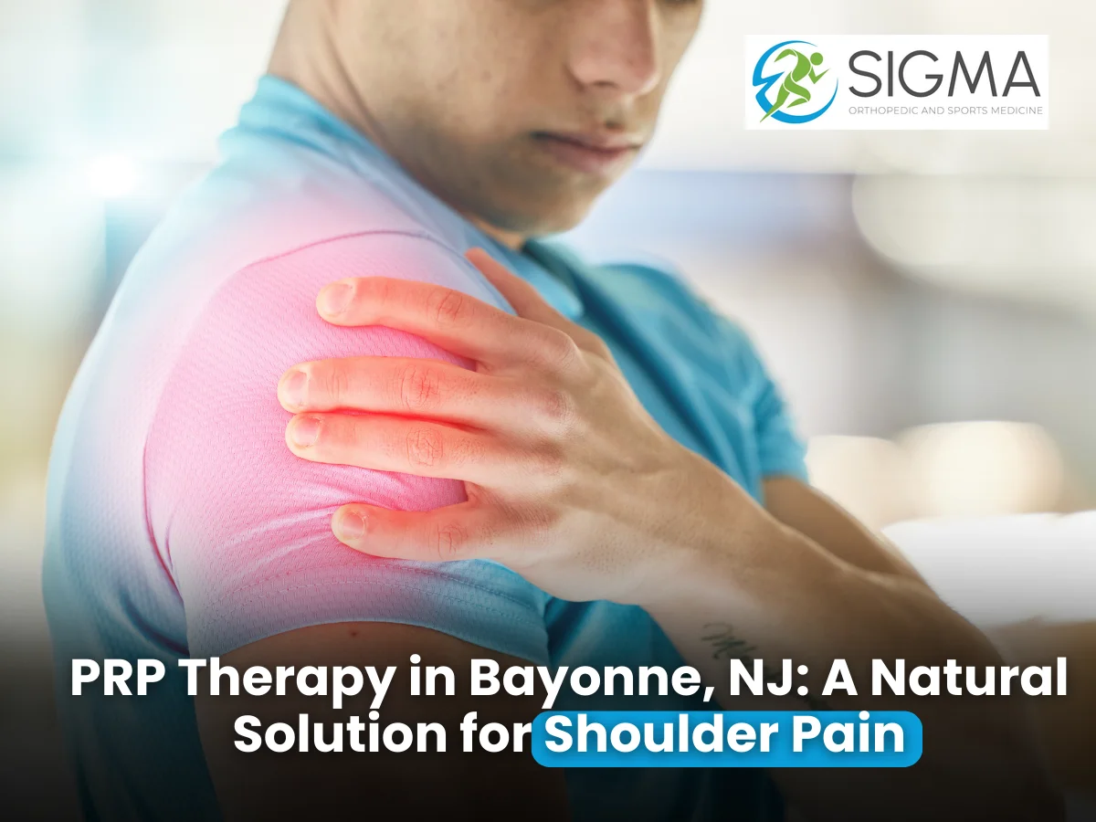 Promotional banner for PRP therapy