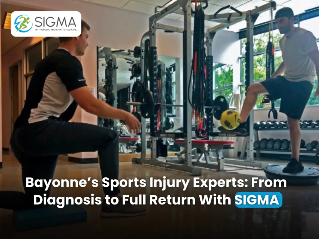Professional athlete performing a balance and coordination exercise