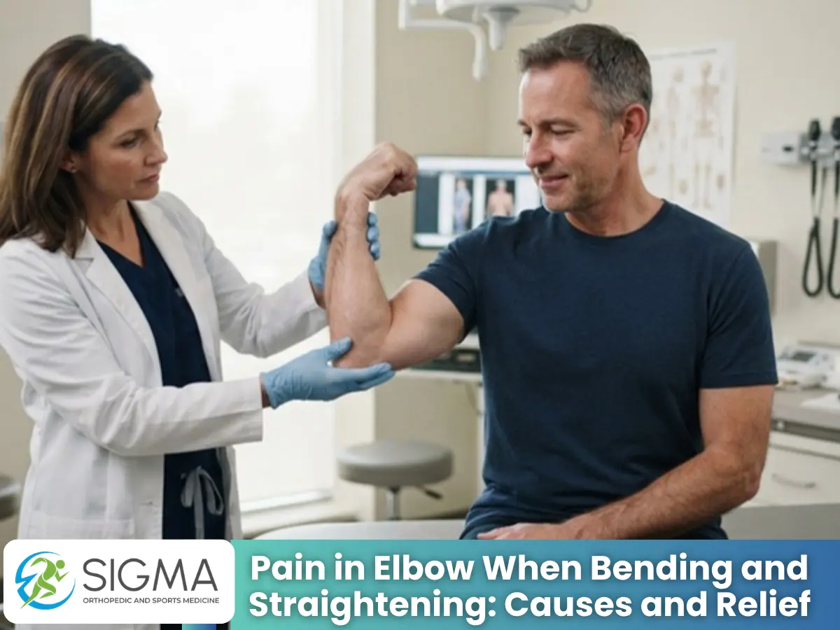 Medical consultation for elbow flexion and extension